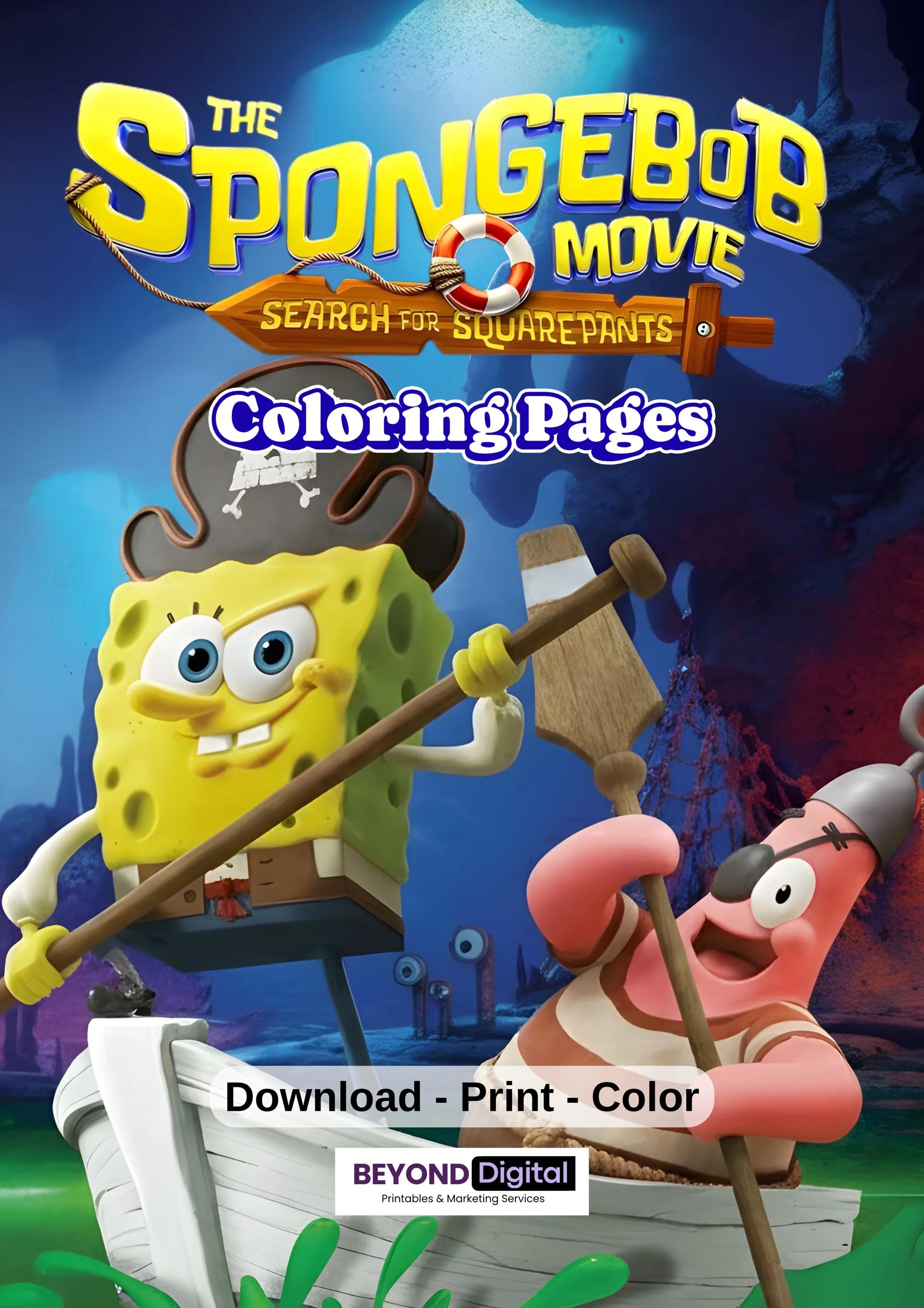 Spongebob Squarepants The Movie Coloring pages