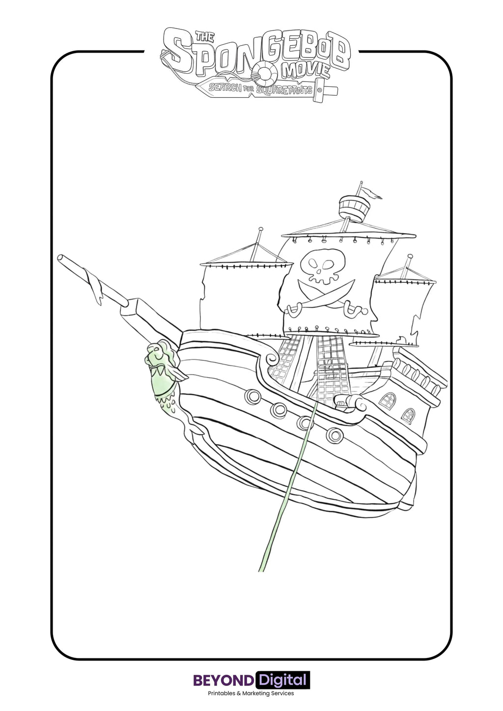 Spongebob Squarepants The Movie Coloring pages