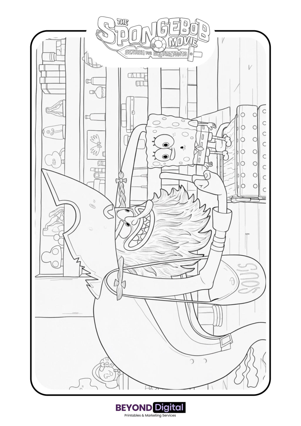 Spongebob Squarepants The Movie Coloring pages