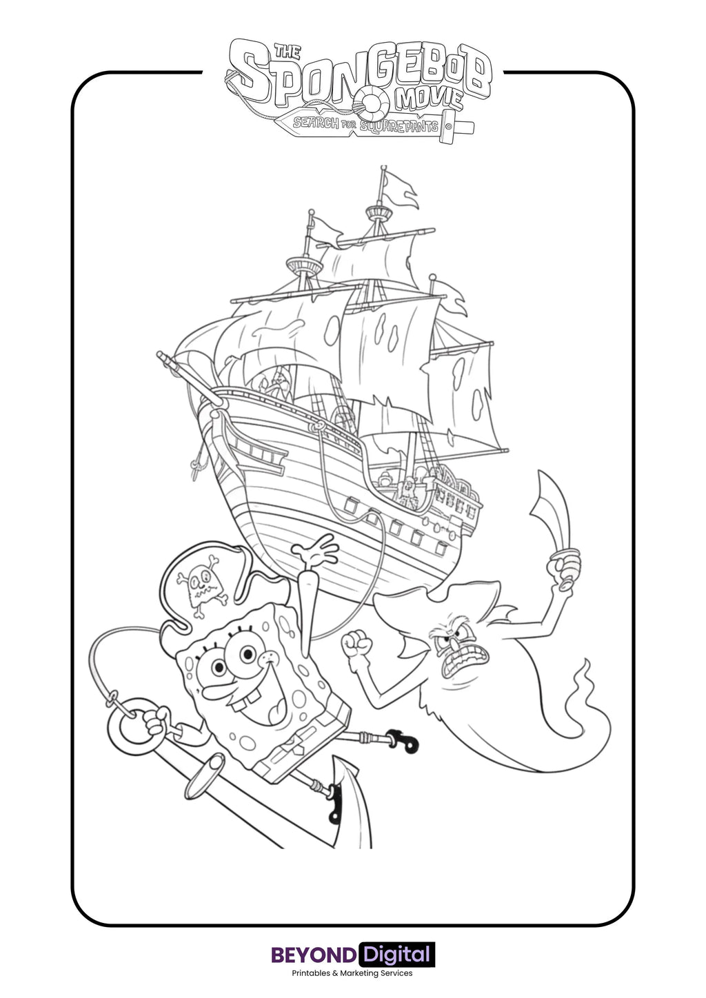 Spongebob Squarepants The Movie Coloring pages