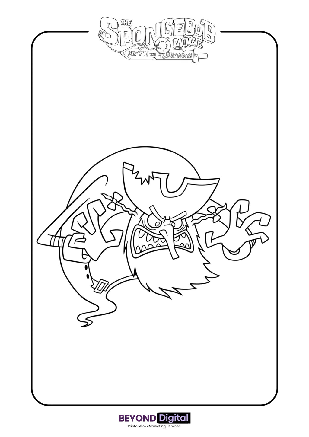 Spongebob Squarepants The Movie Coloring pages