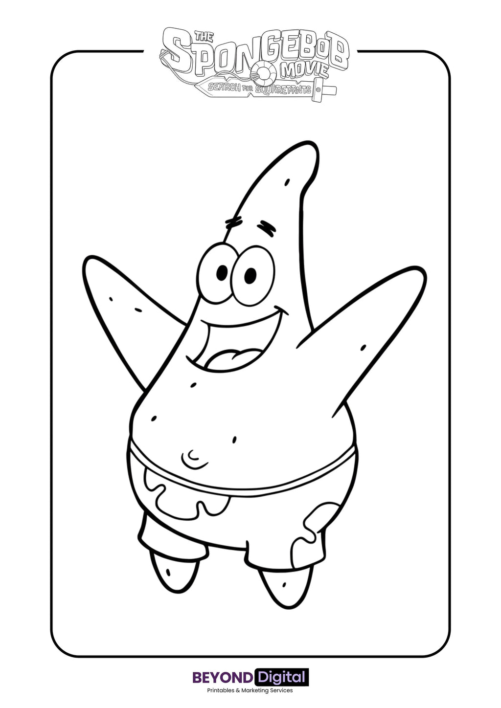 Spongebob Squarepants The Movie Coloring pages