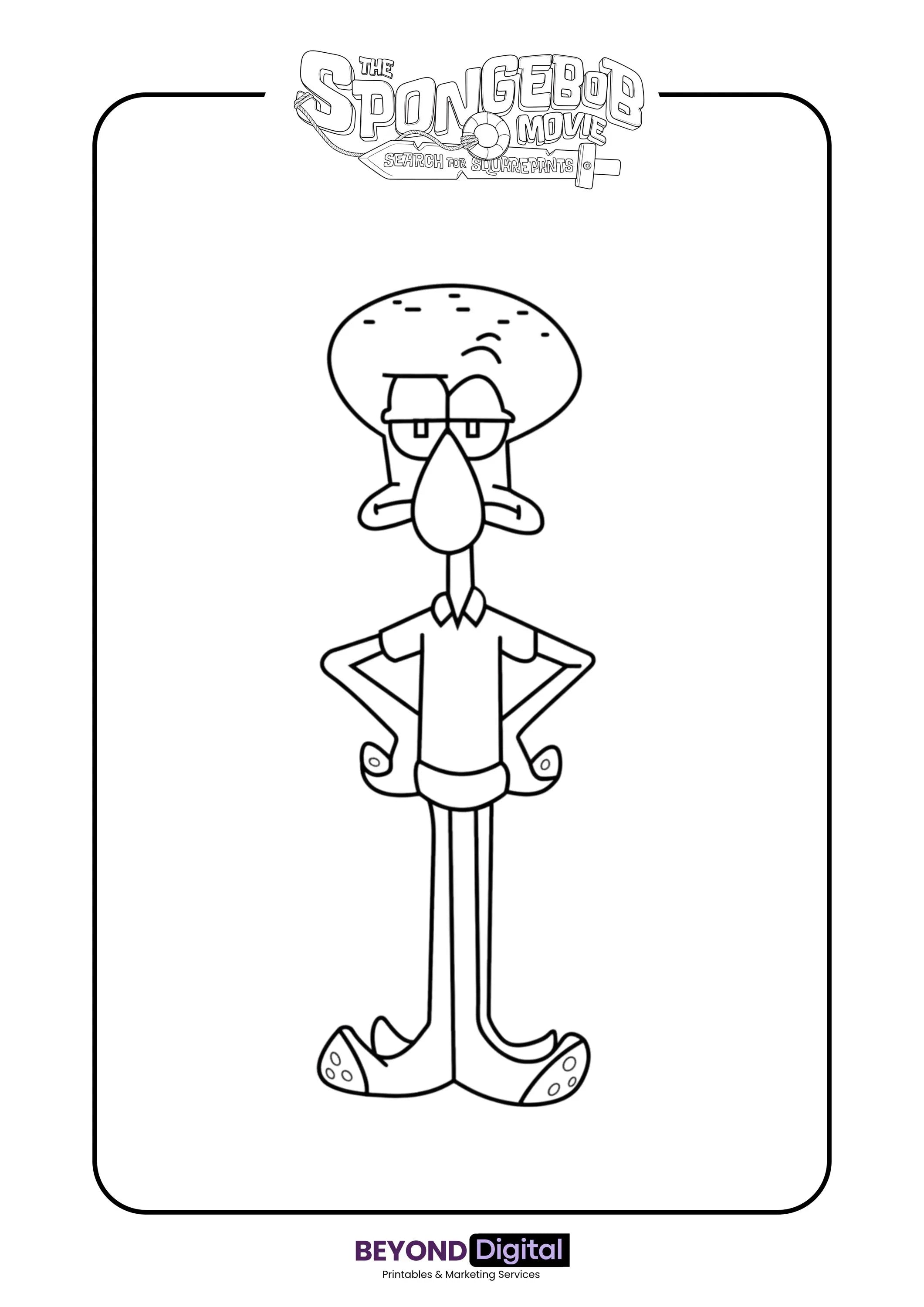 Spongebob Squarepants The Movie Coloring pages
