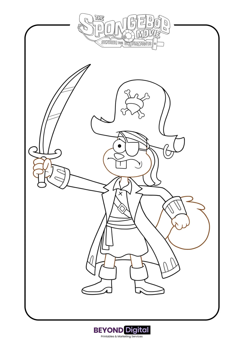 Spongebob Squarepants The Movie Coloring pages