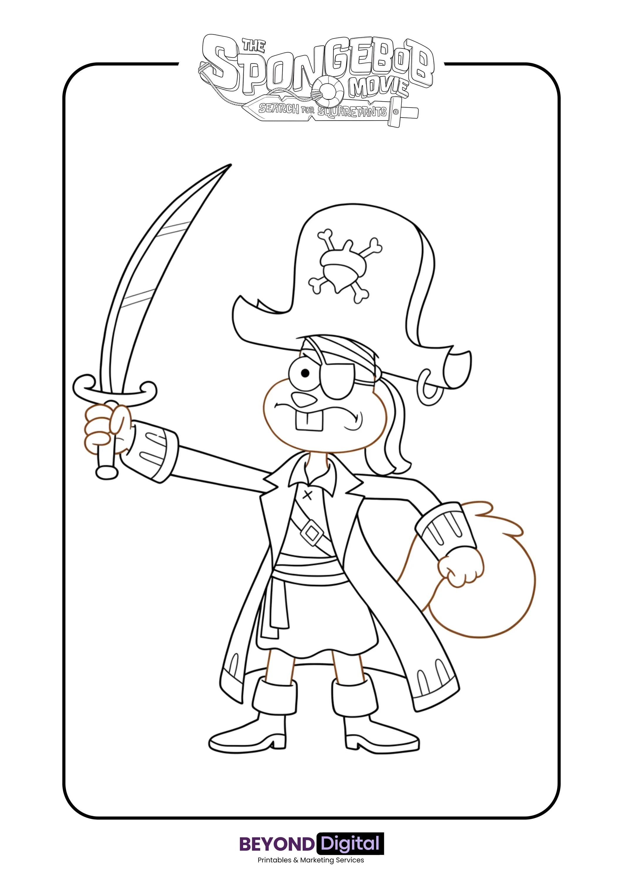 Spongebob Squarepants The Movie Coloring pages
