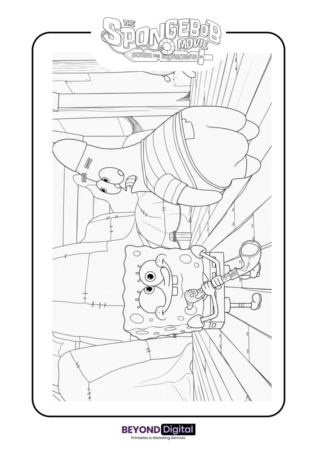 Spongebob Squarepants The Movie Coloring pages