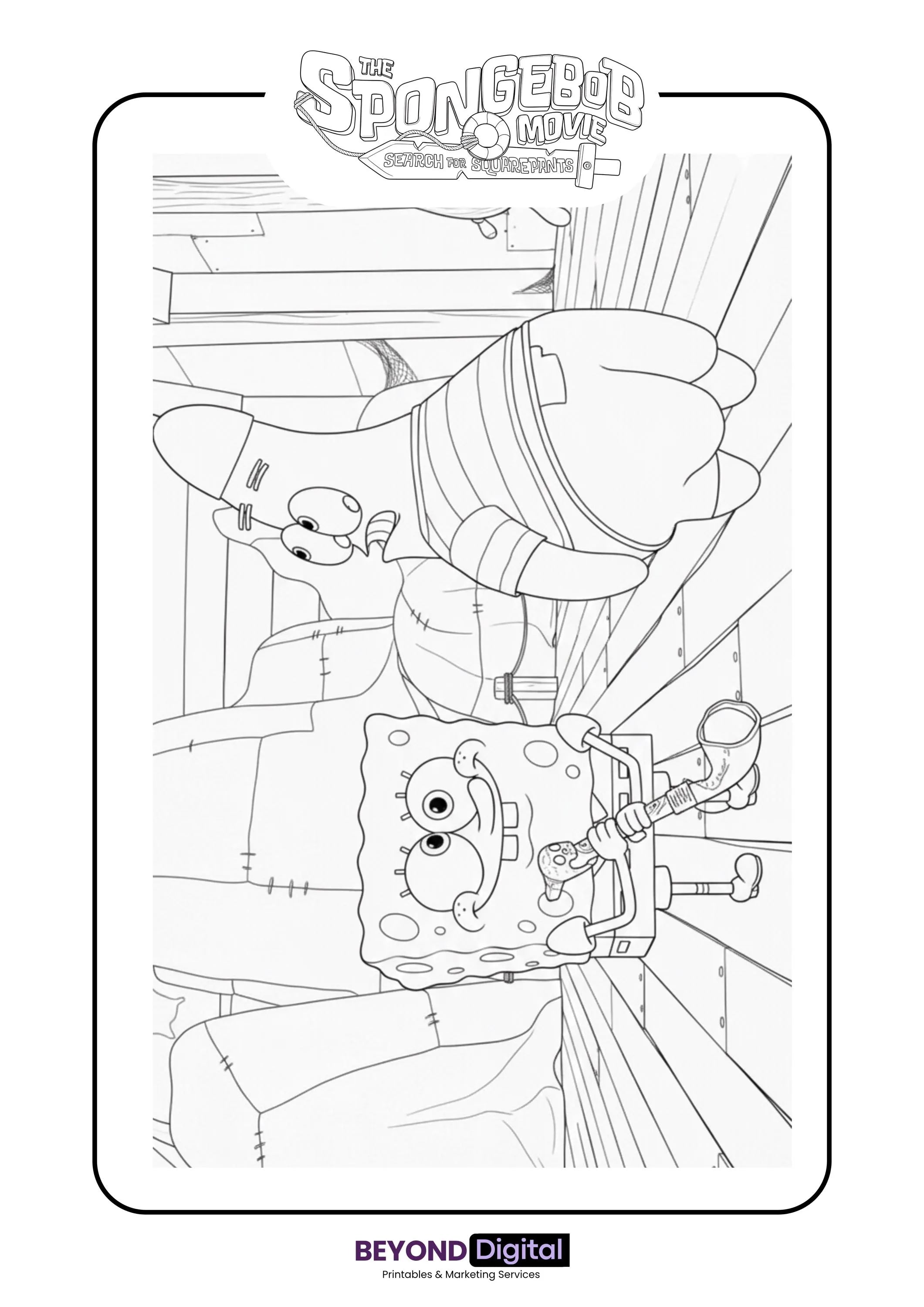 Spongebob Squarepants The Movie Coloring pages