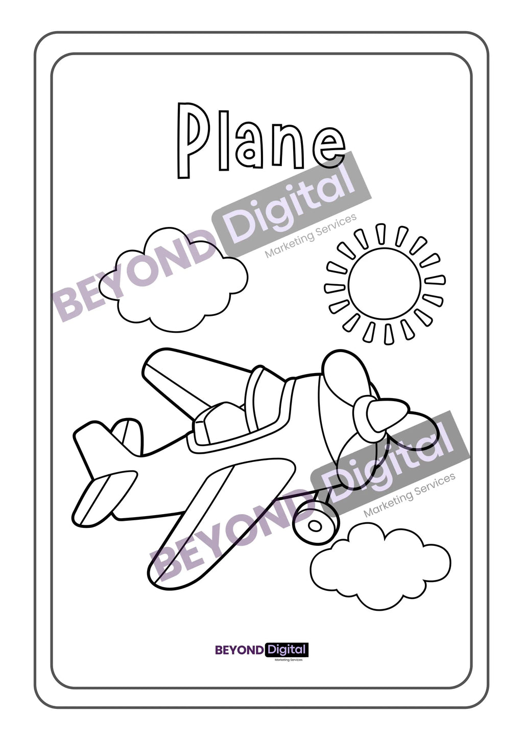 Vehicles Colouring Pages