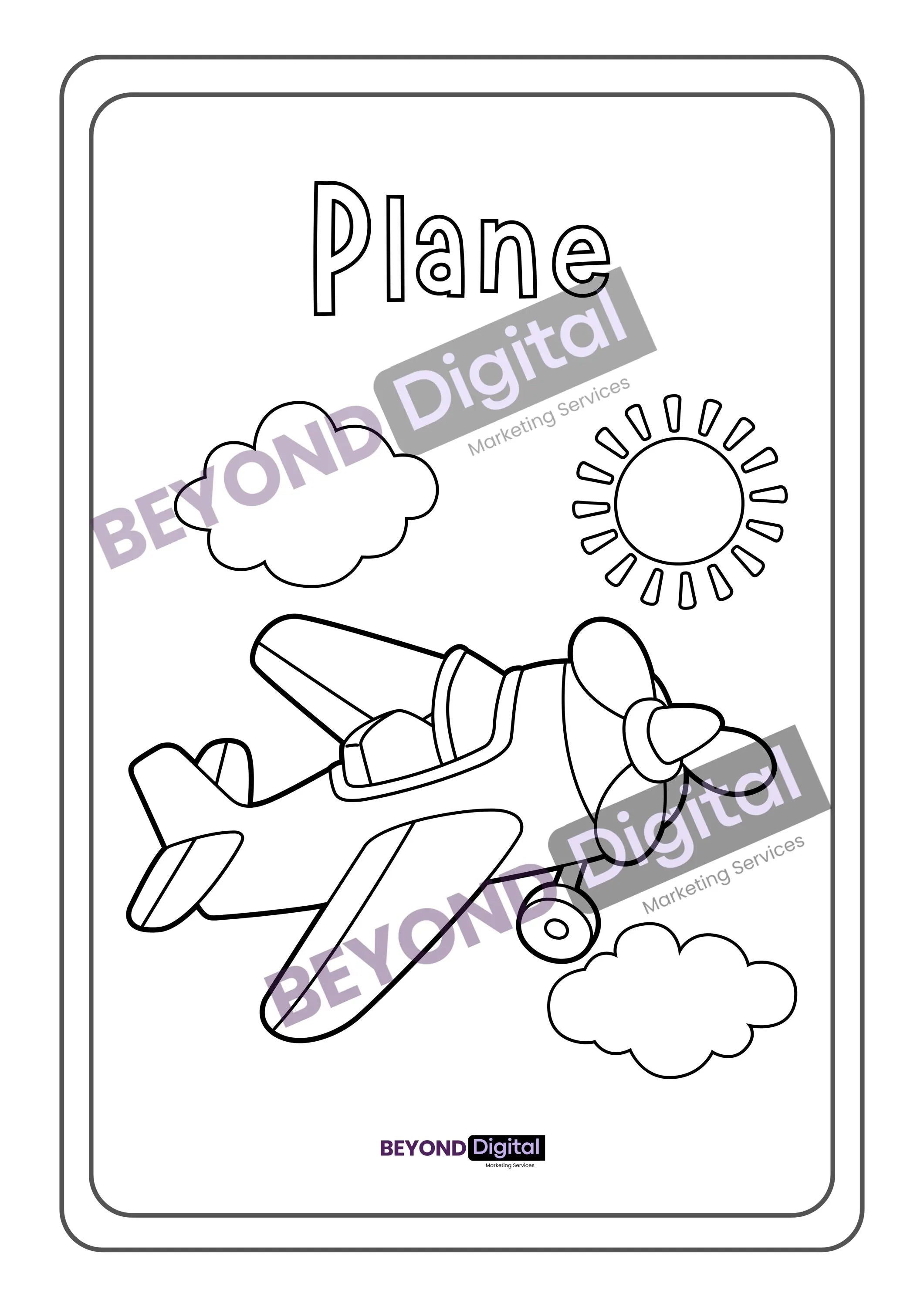 Vehicles Colouring Pages