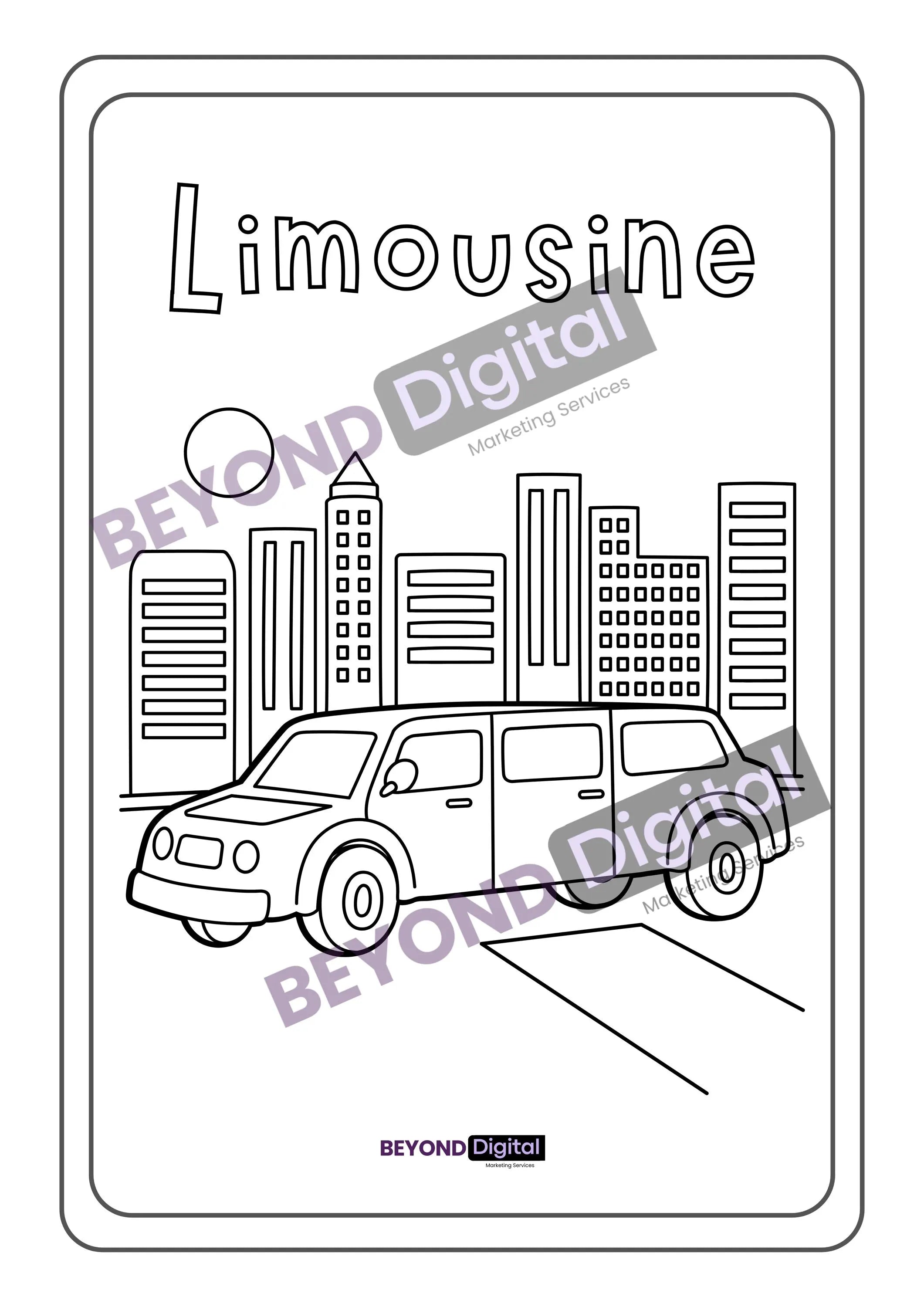 Vehicles Colouring Pages