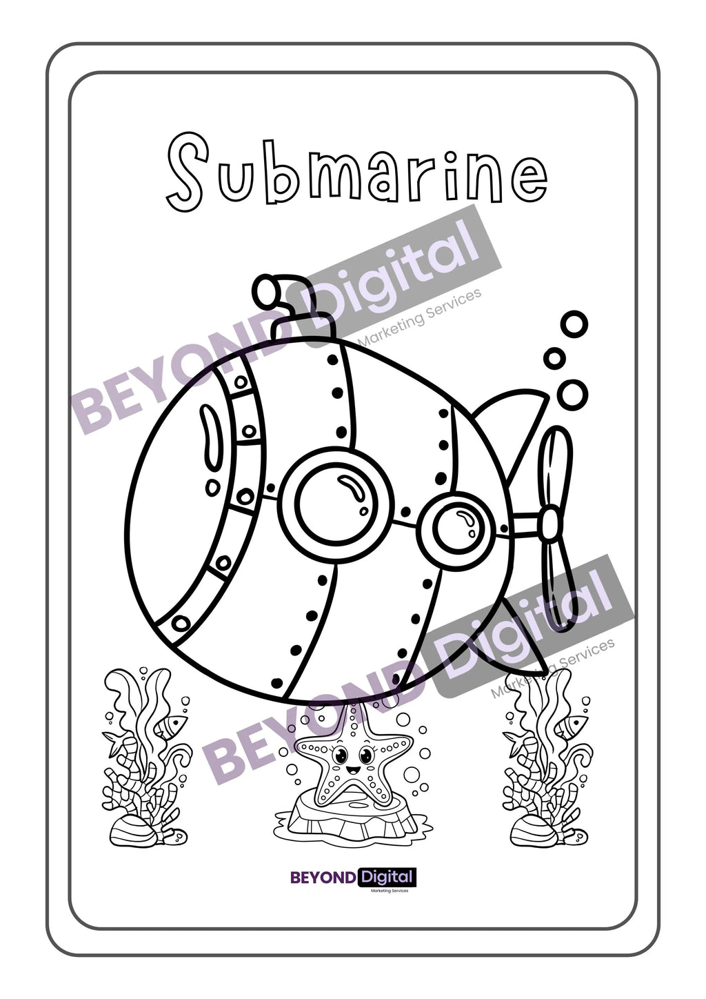 Vehicles Colouring Pages