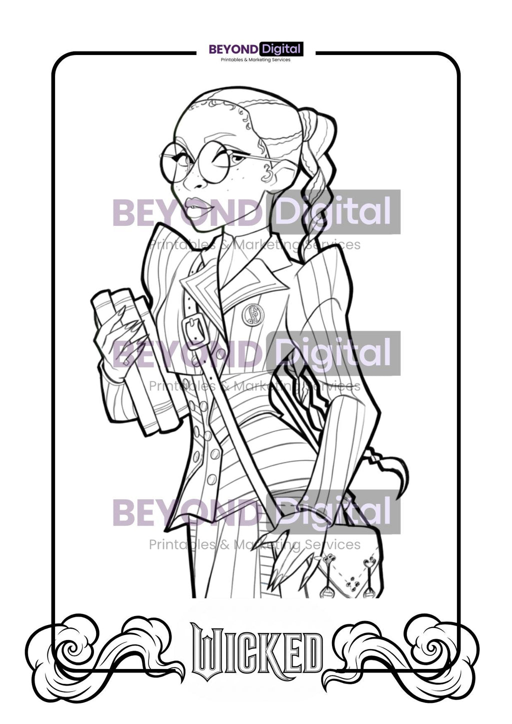 Wicked Colouring Pages