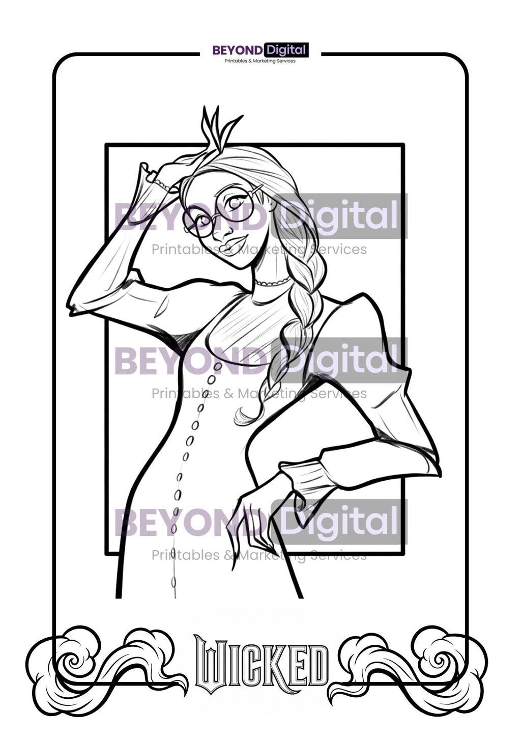 Wicked Colouring Pages