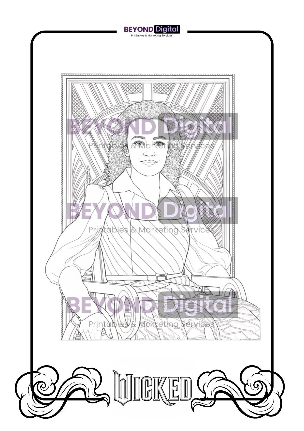 Wicked Colouring Pages