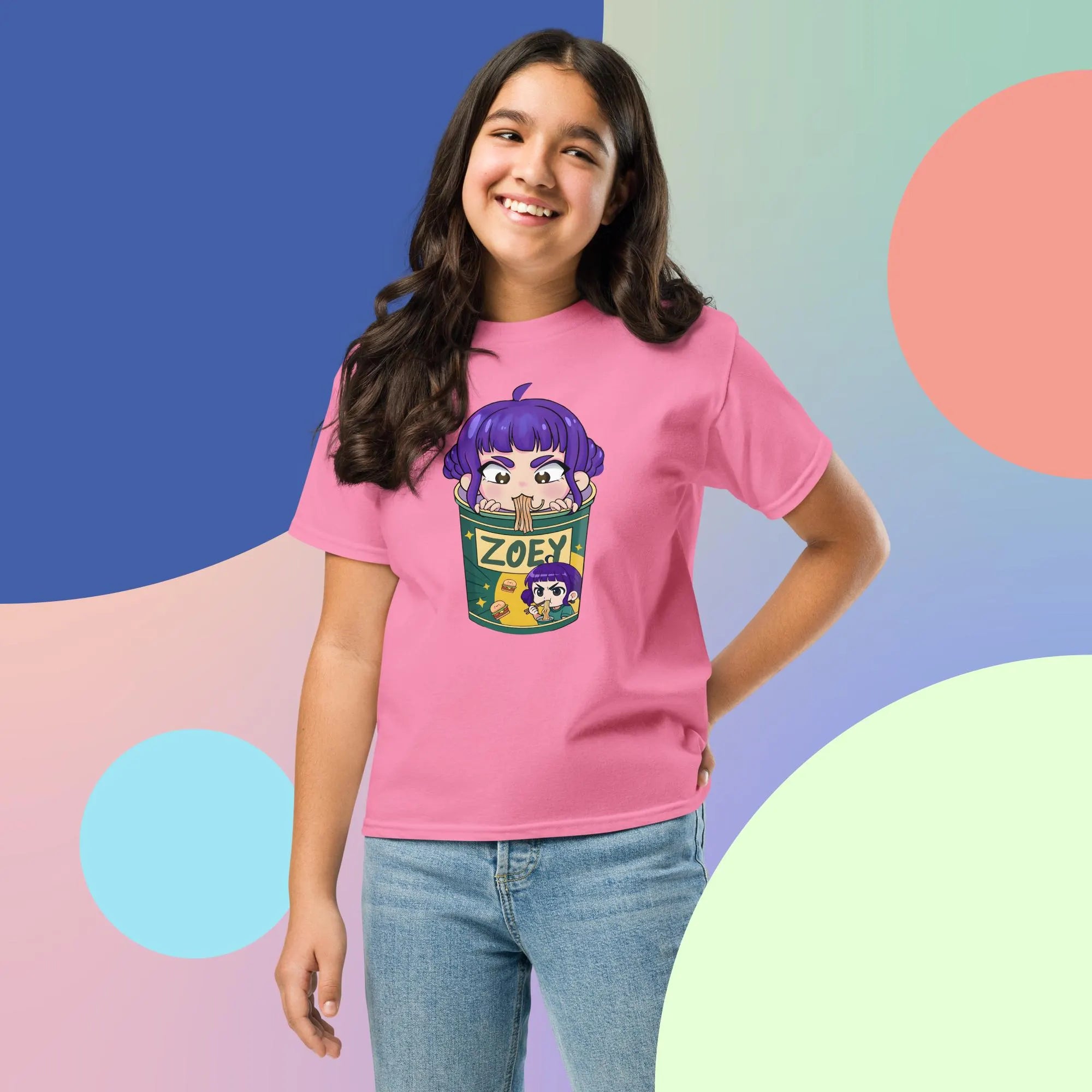 Zoey in a Cup Classic Youth Tee