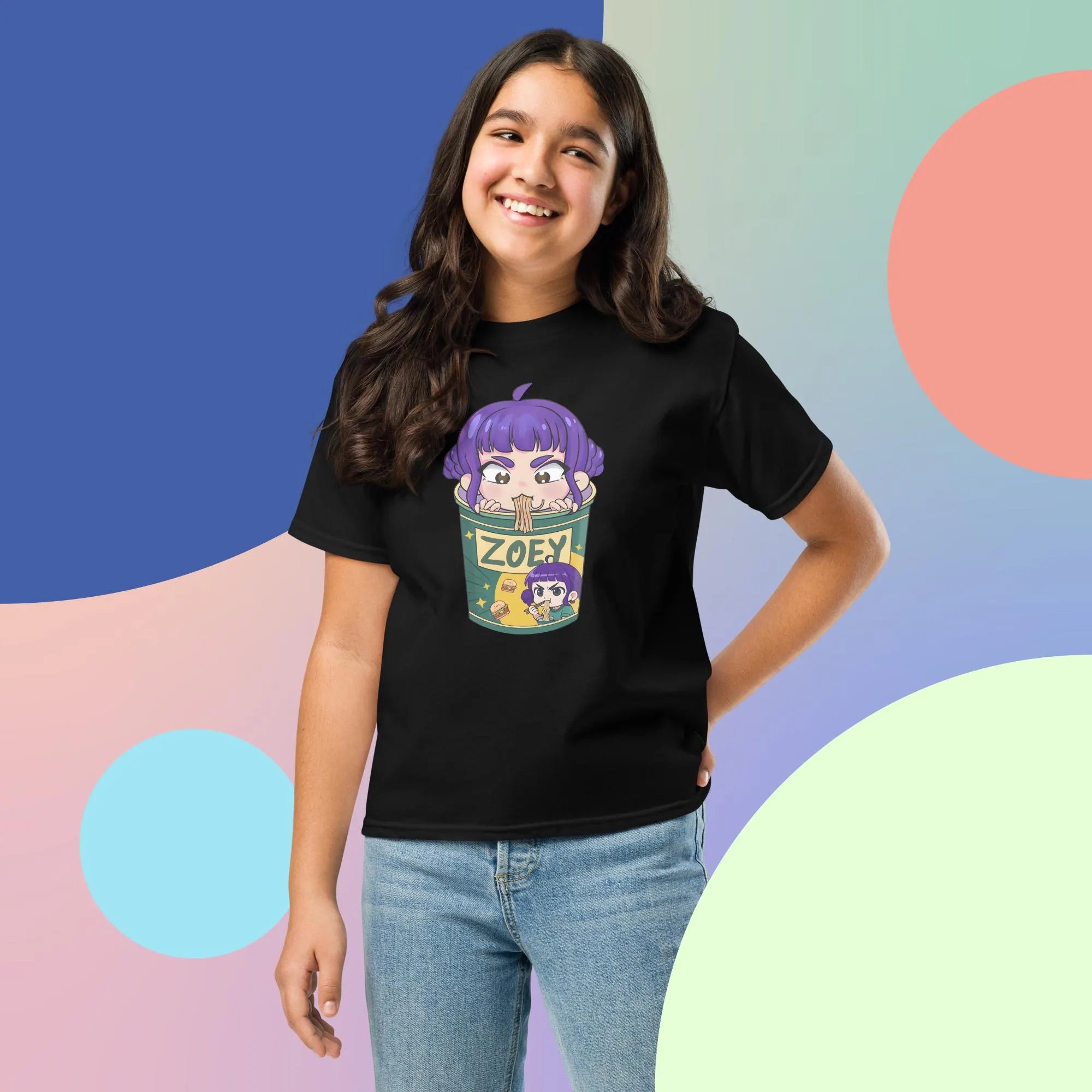 Zoey in a Cup Classic Youth Tee