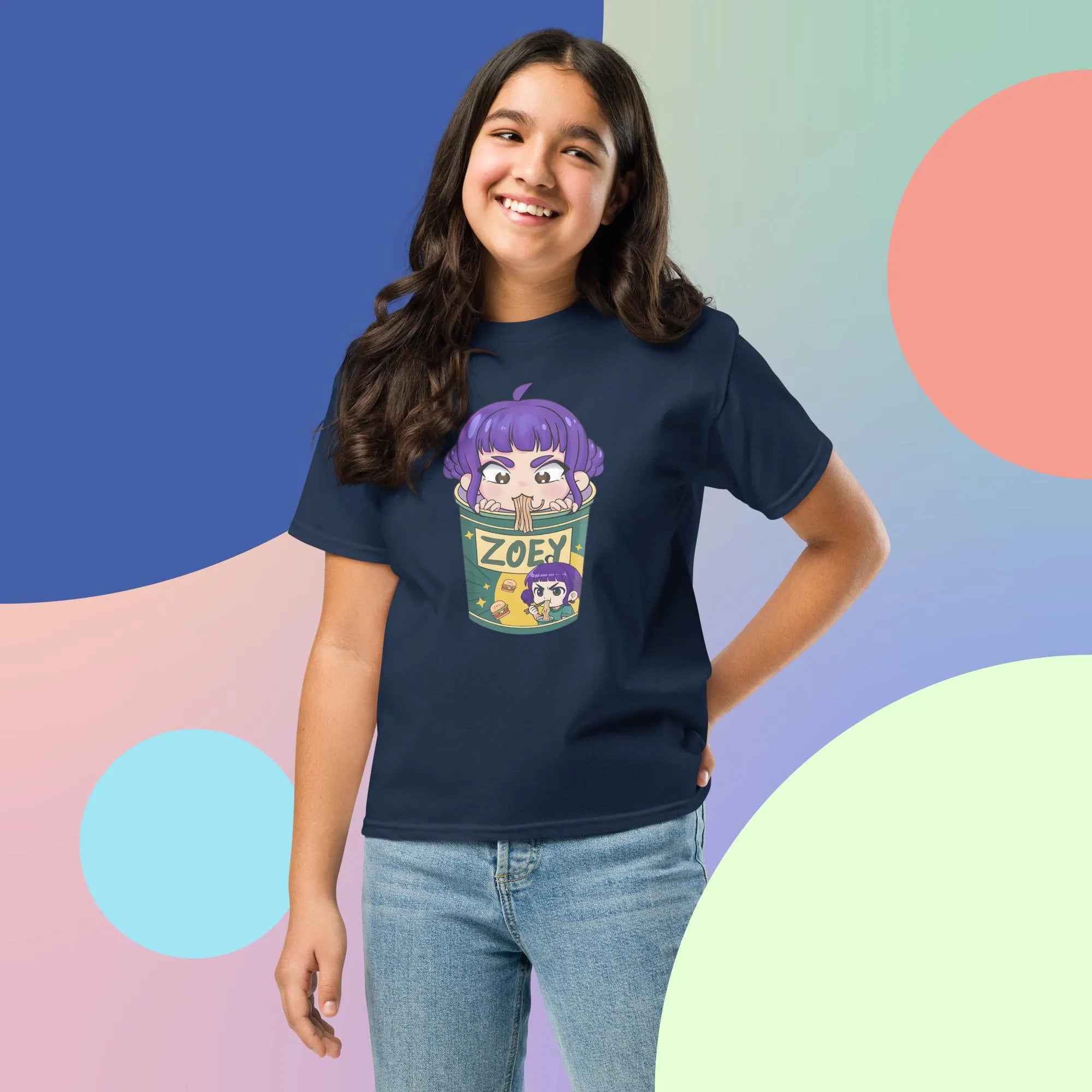 Zoey in a Cup Classic Youth Tee