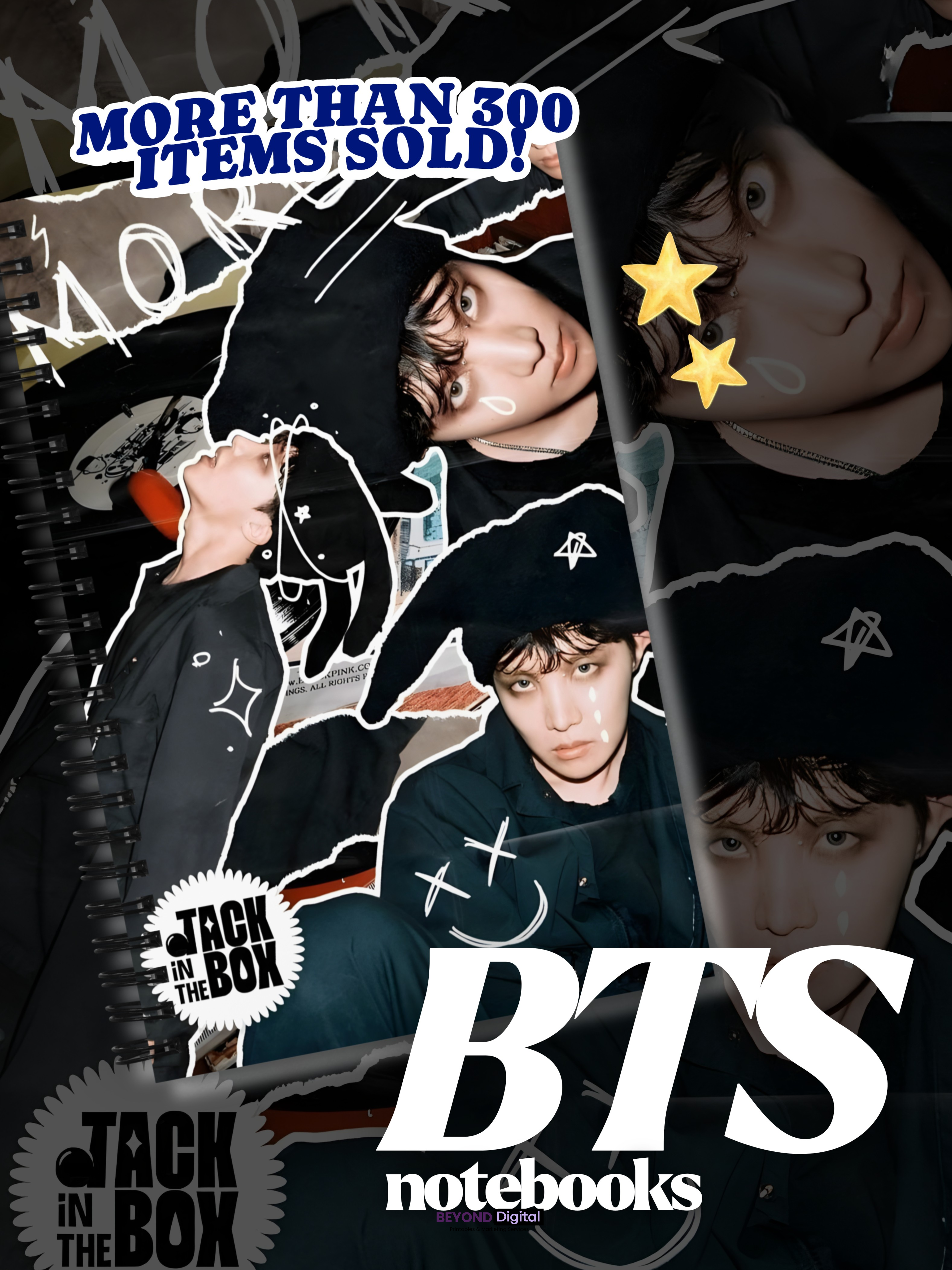 Kpop Inspired  "Jack In The Box" BTS J-Hope Solo Album Spiral Notebook V2