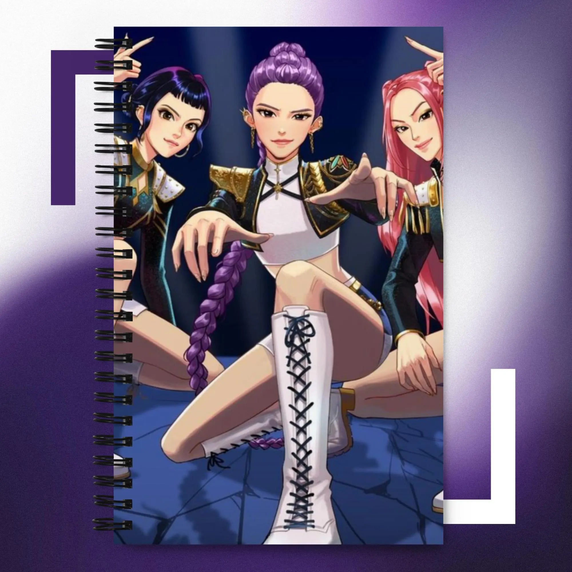 K-pop Demon Hunters Takedown Spiral Notebook