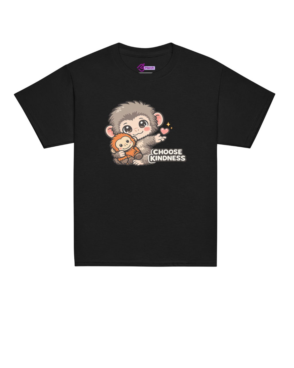 Punch Baby Macaque Youth Tee - "Choose Kindness"