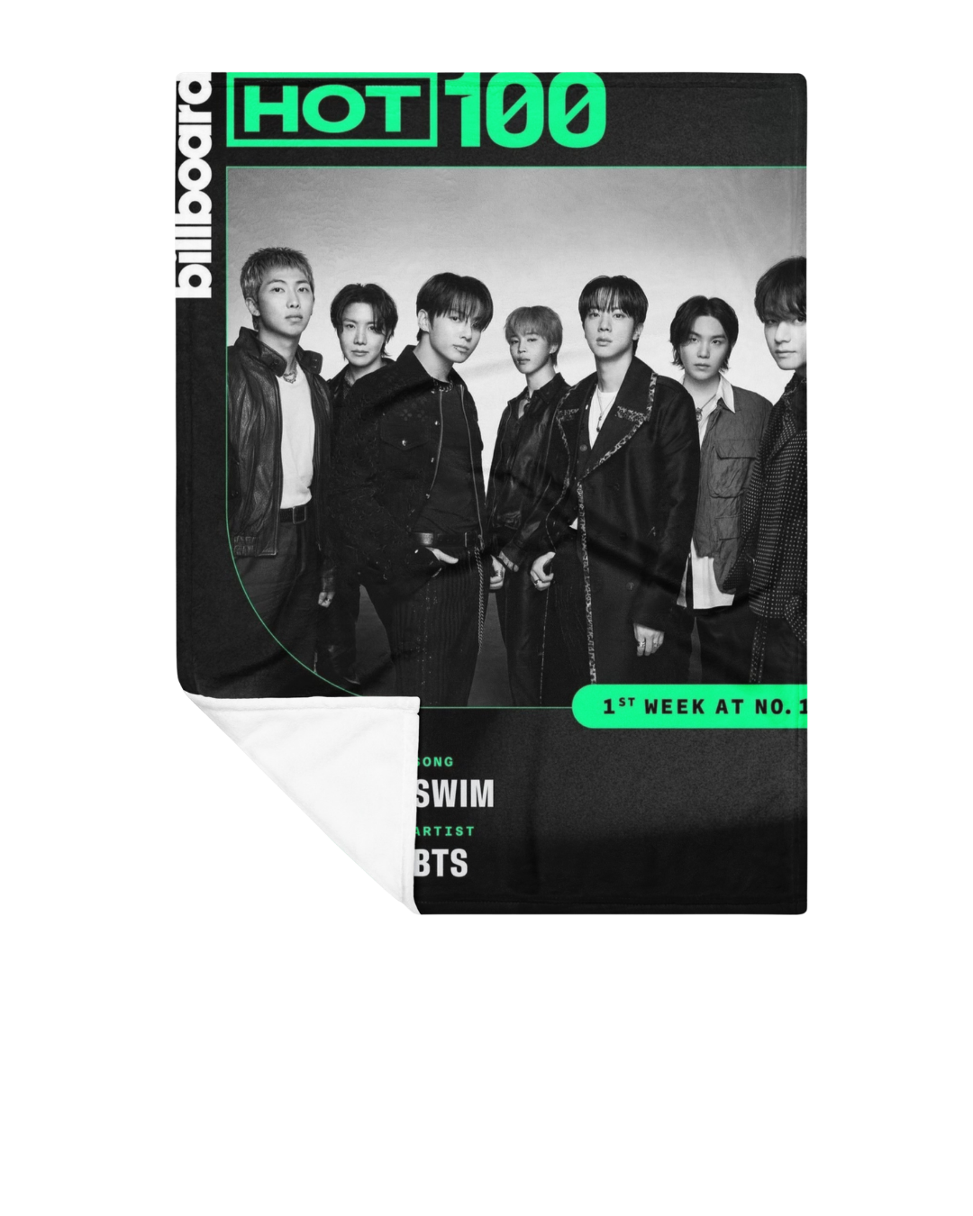 BTS 2026 Reunion Billboard HOT 100 Blanket v1 - Limited Edition