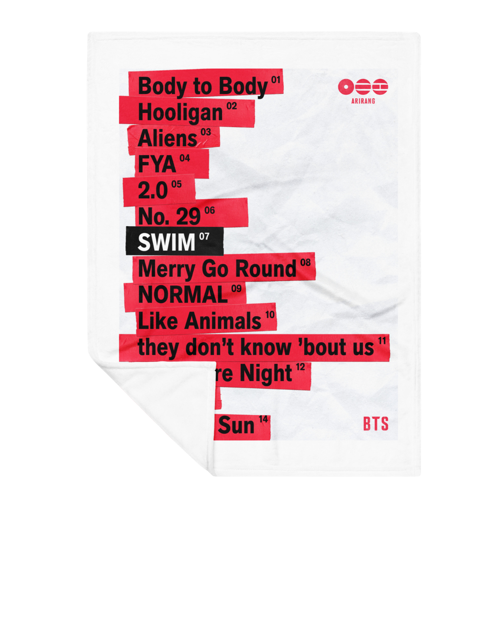 BTS 2026 Arirang Blanket - Limited Edition