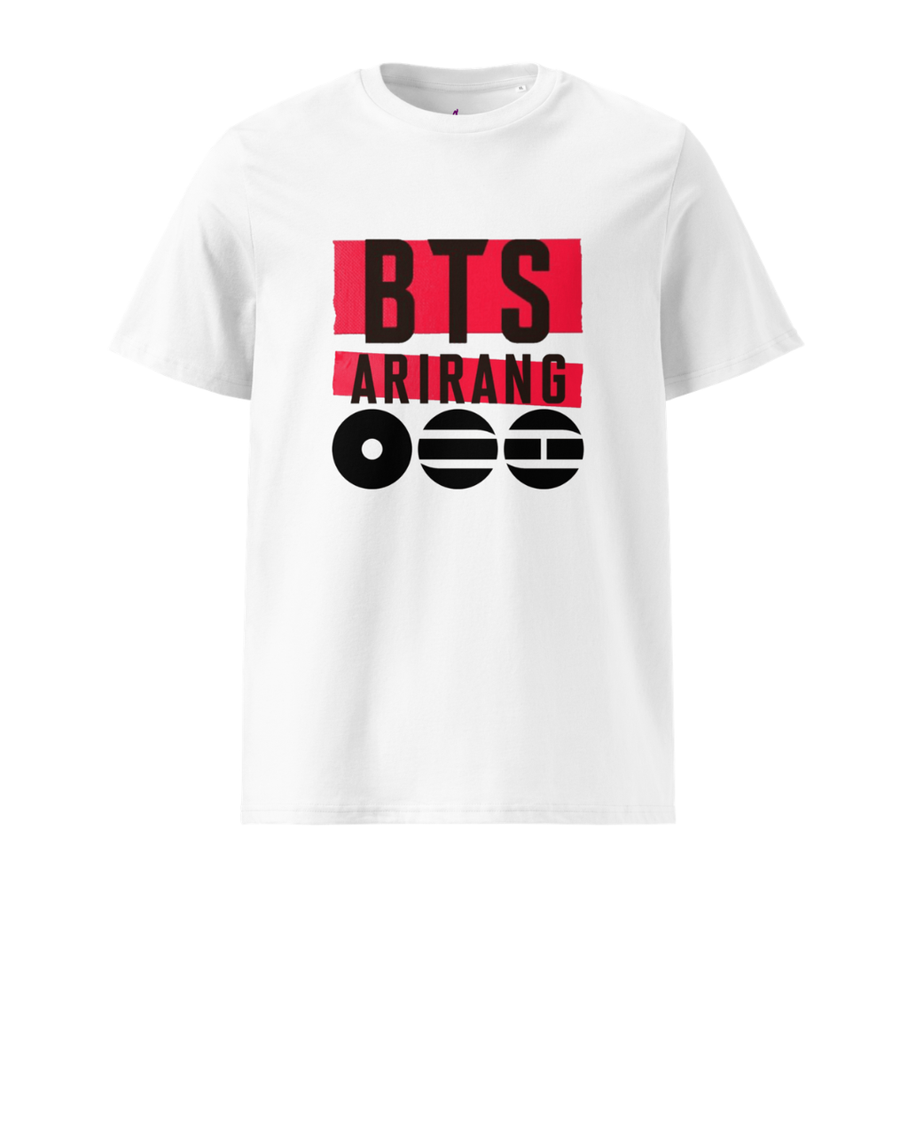 Arirang 2026 World Tour Unisex Organic Cotton T-Shirt (BTS Arirang Logo)