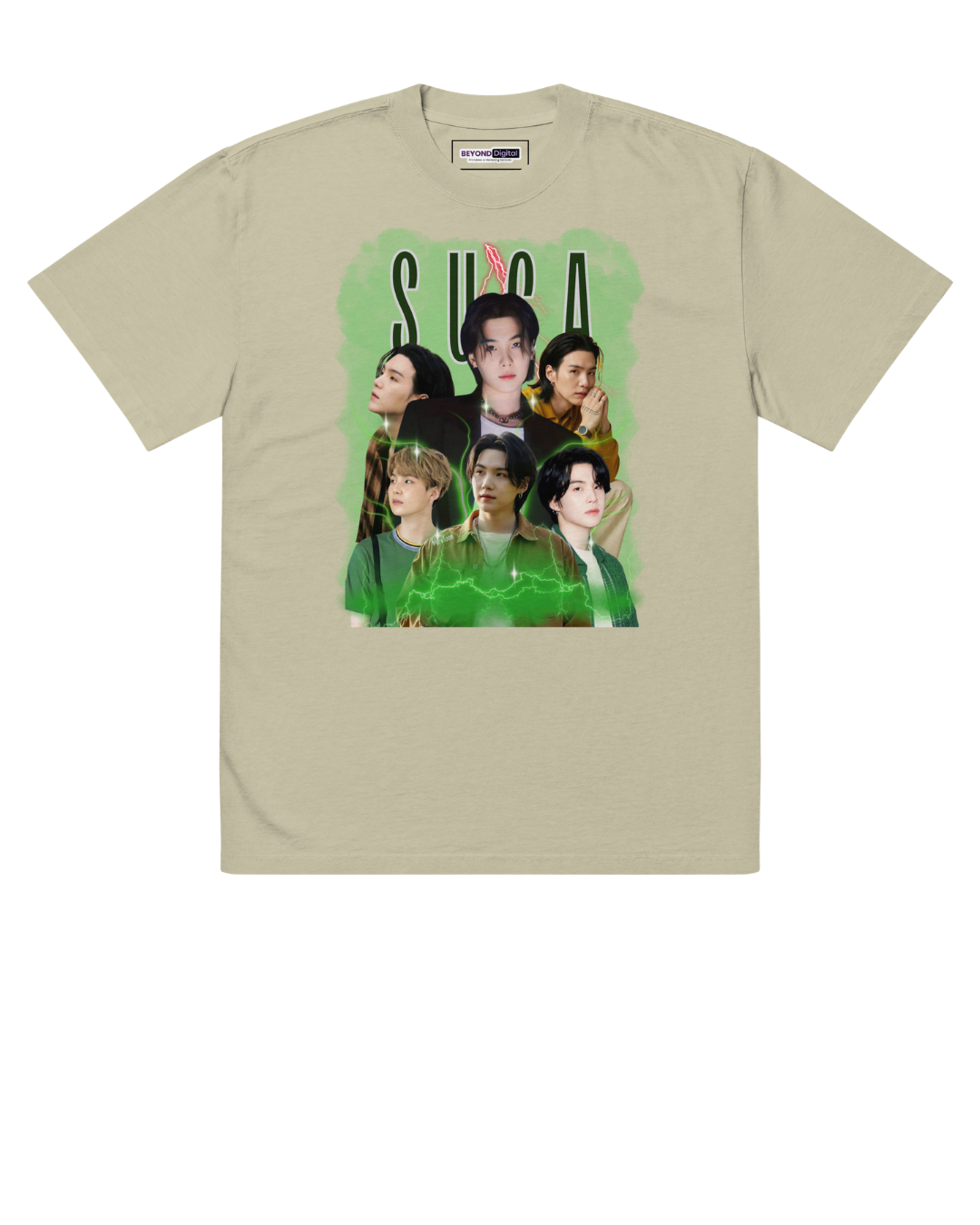 Suga (August D) Oversized faded t-shirt