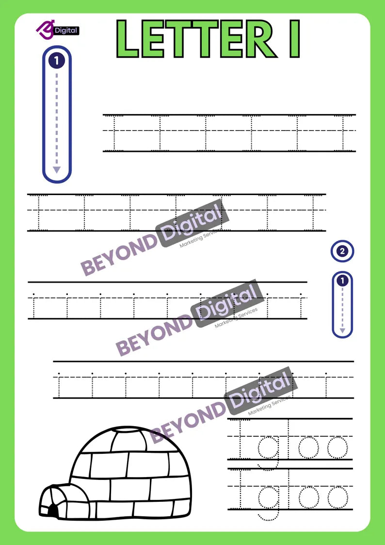 Letter Tracing Worksheets: ABC Handwriting Practice (PDF)