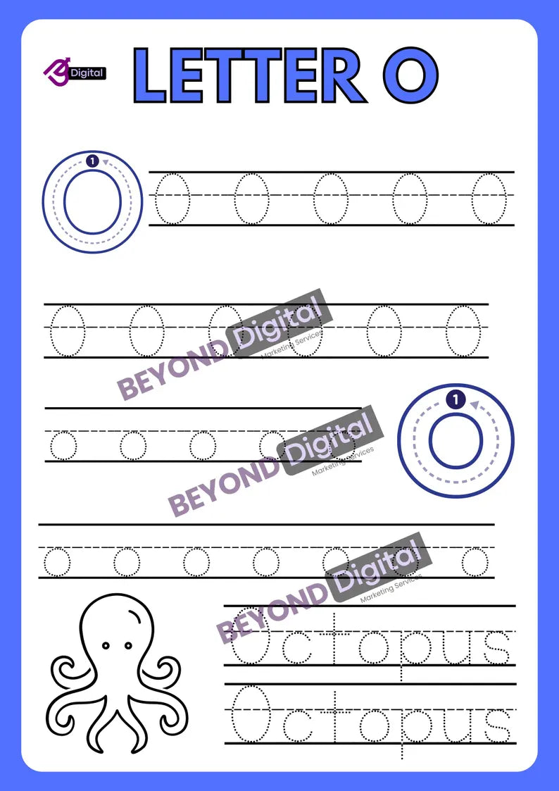 Letter Tracing Worksheets: ABC Handwriting Practice (PDF)