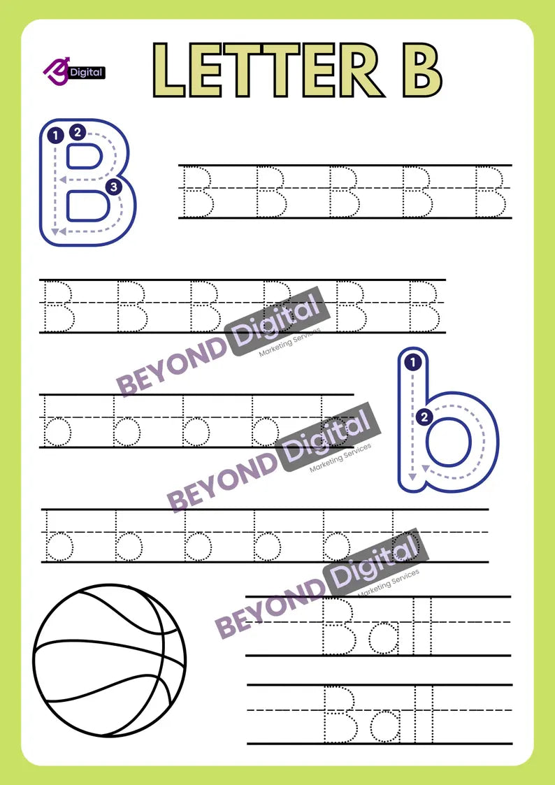 Letter Tracing Worksheets: ABC Handwriting Practice (PDF)