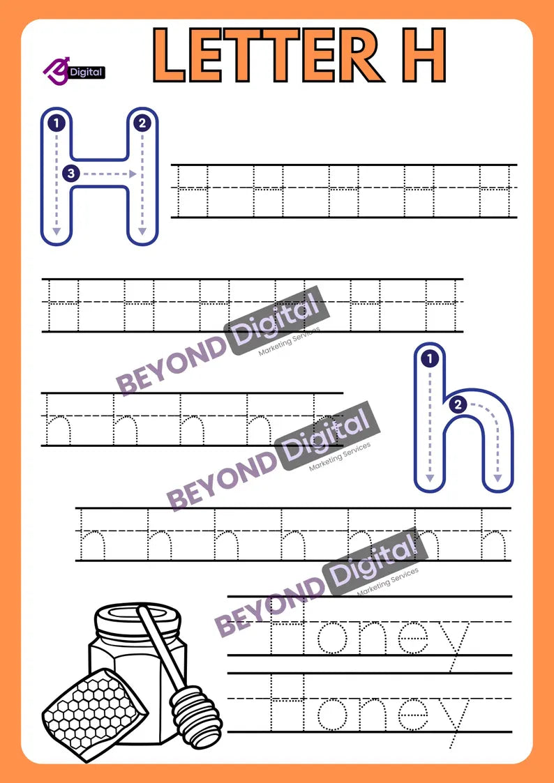 Letter Tracing Worksheets: ABC Handwriting Practice (PDF)