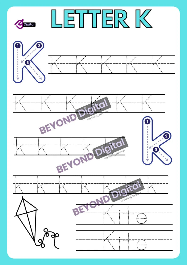 Letter Tracing Worksheets: ABC Handwriting Practice (PDF)