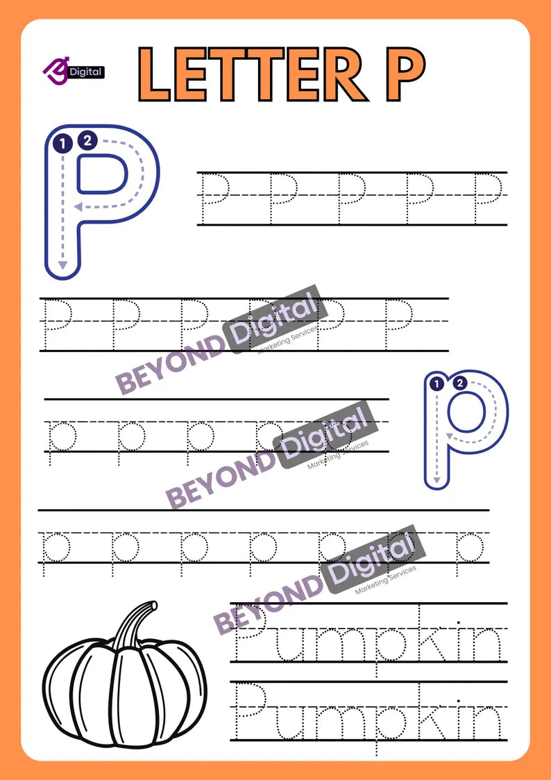 Letter Tracing Worksheets: ABC Handwriting Practice (PDF)