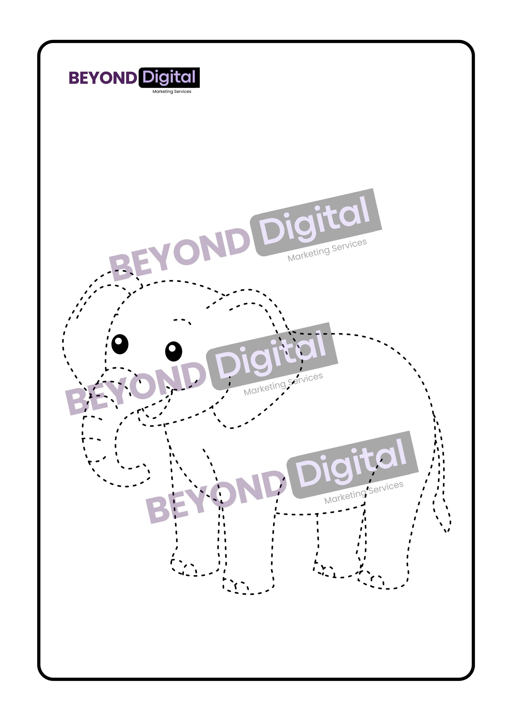 Trace and Colour Book: Fun Learning for Toddlers (Digital Download)