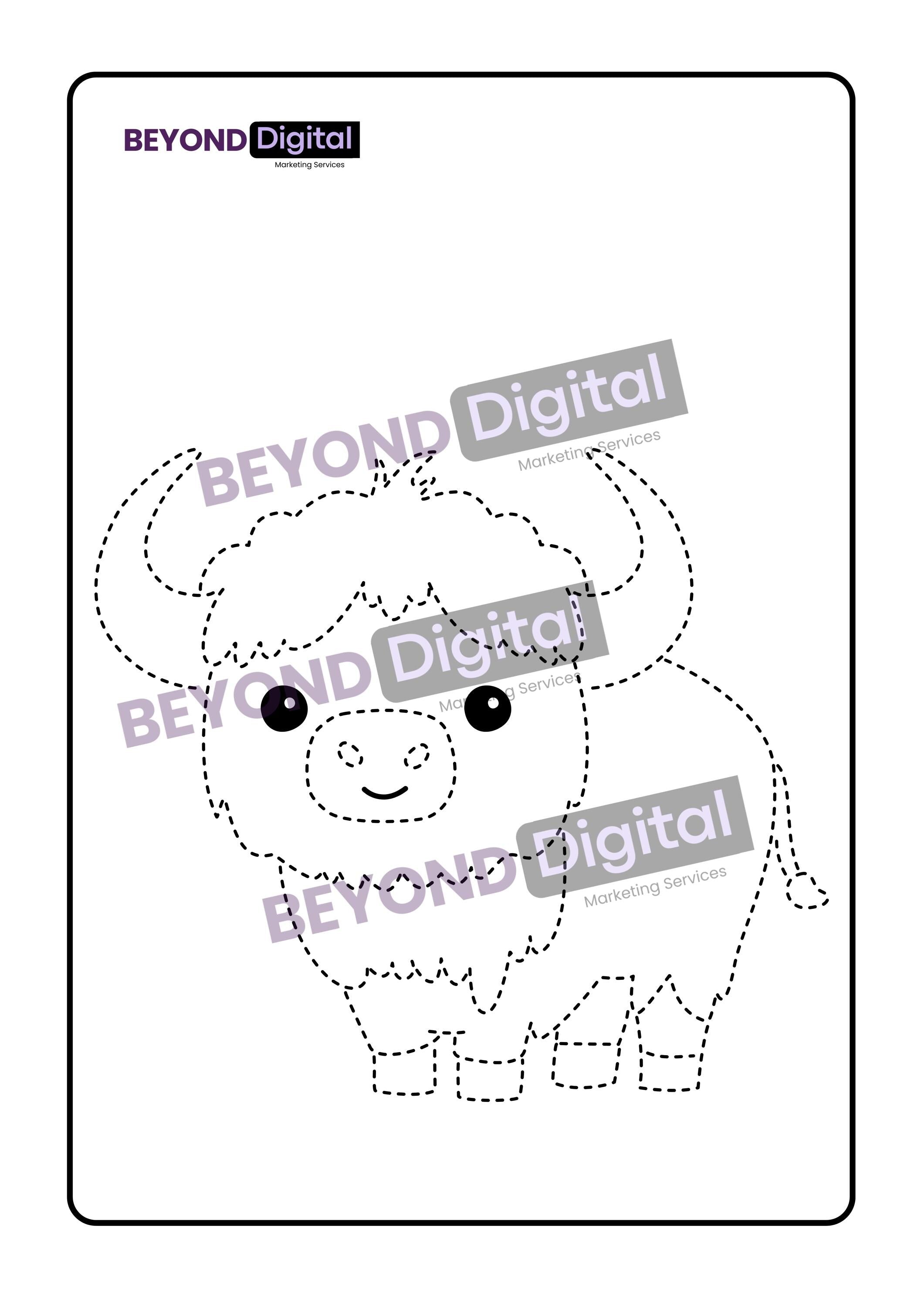 Trace and Colour Book: Fun Learning for Toddlers (Digital Download)