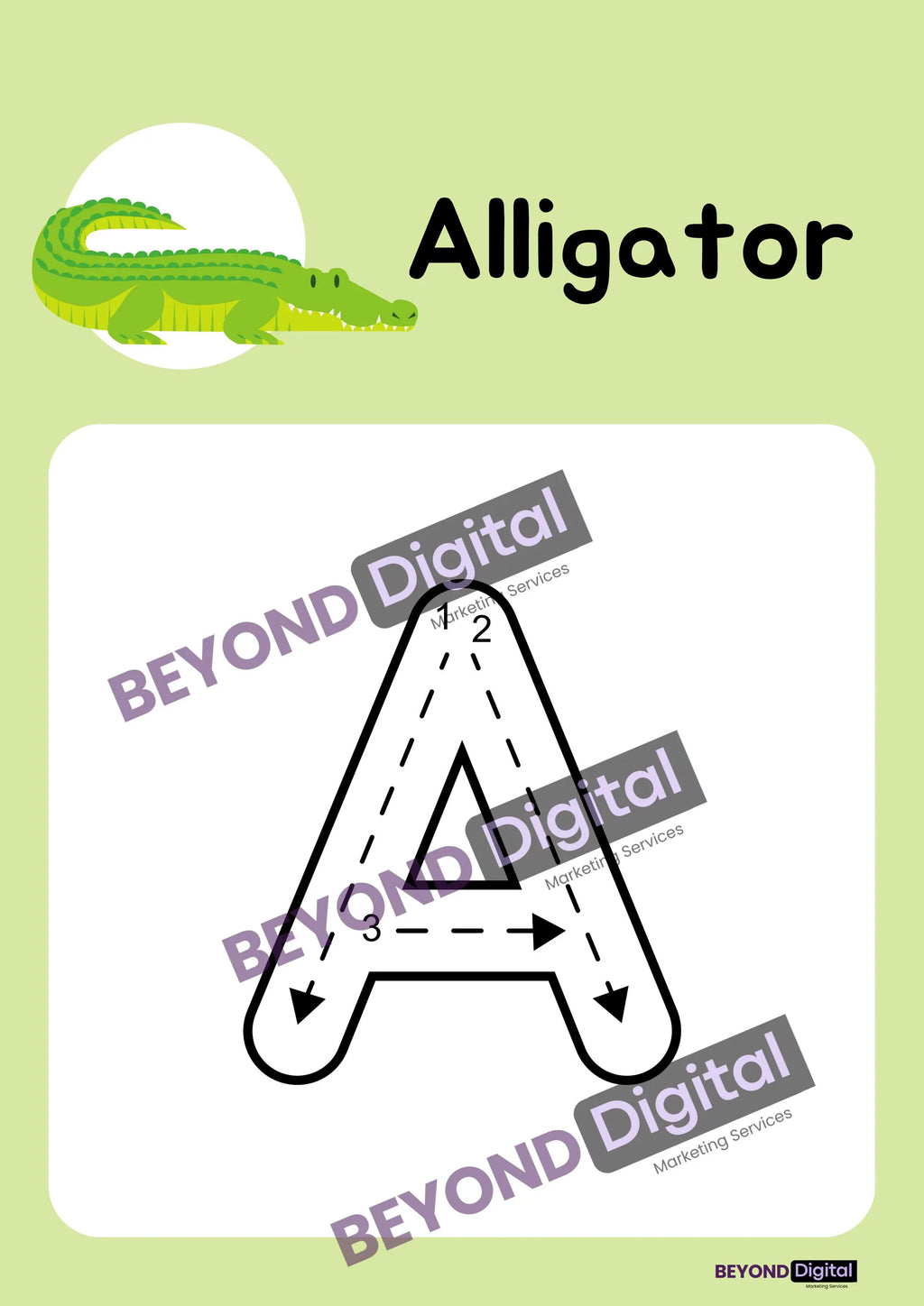 Animals ABC Tracing Activities