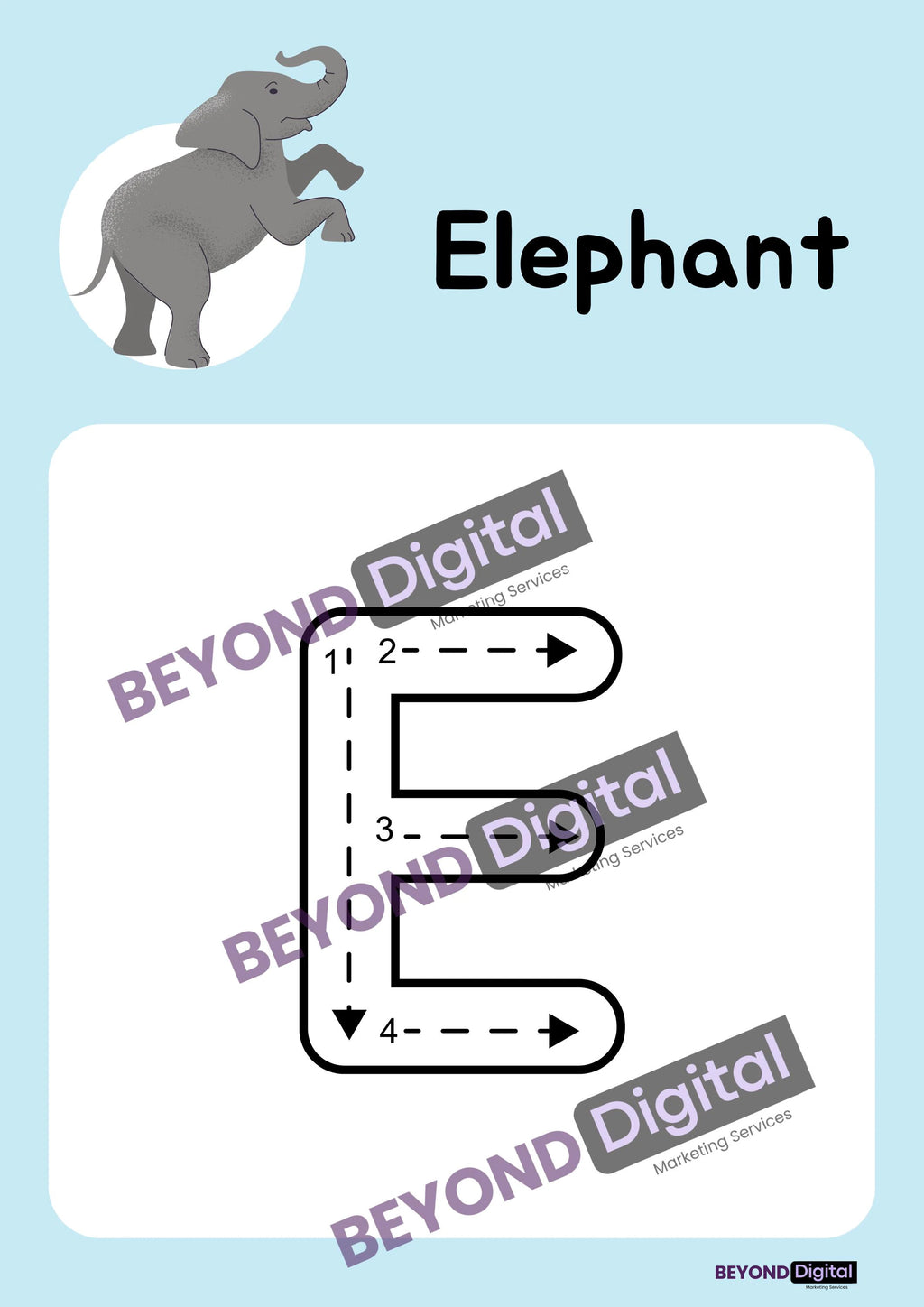 Animals ABC Tracing Activities