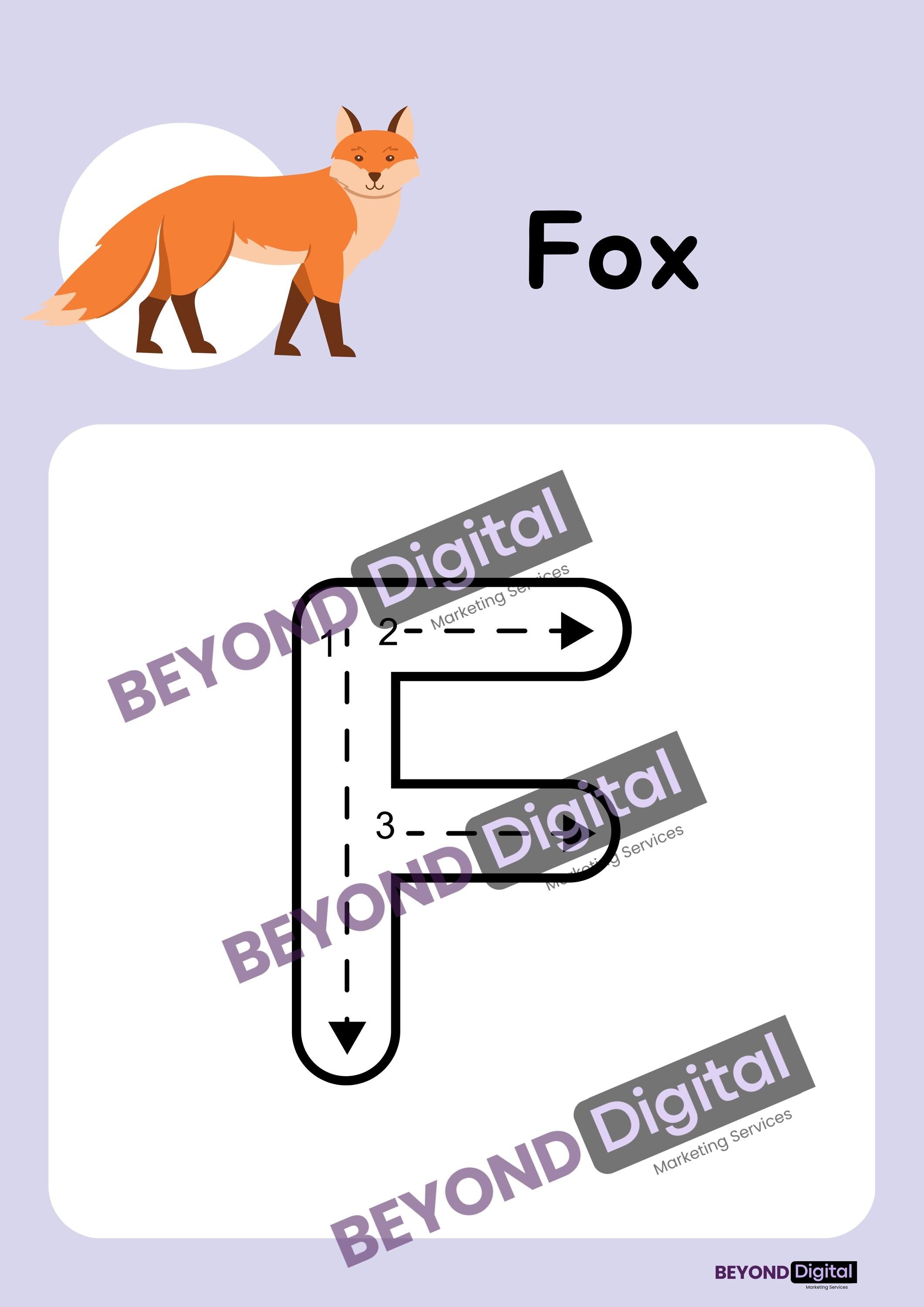 Animals ABC Tracing Activities