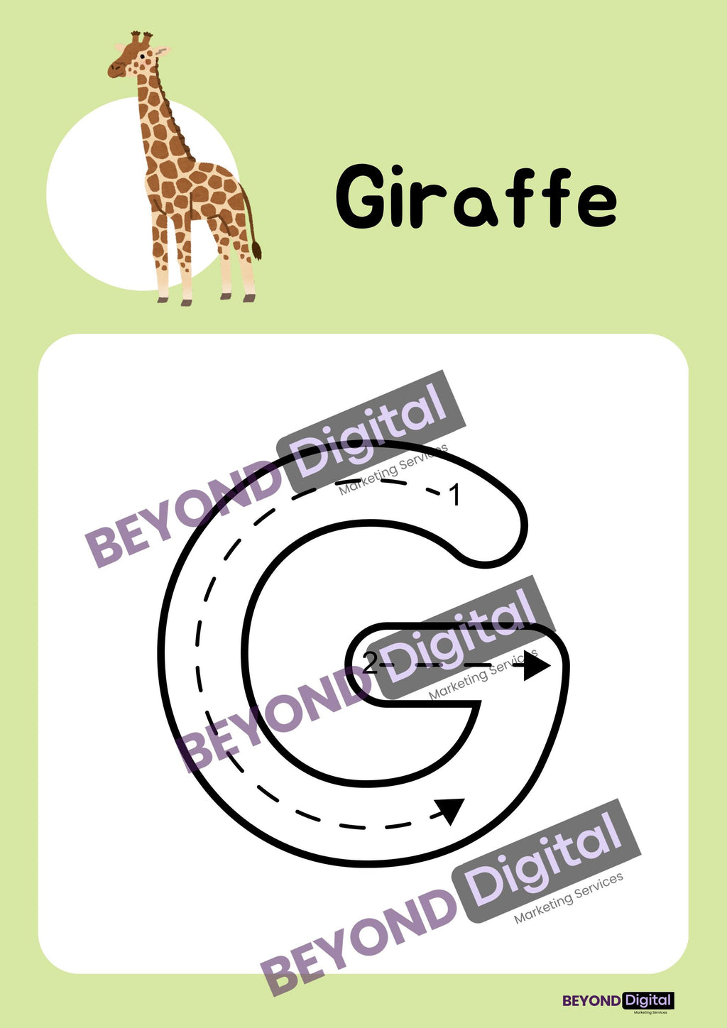 Animals ABC Tracing Activities