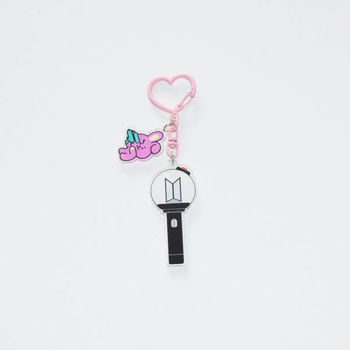 Fashionable Cartoon BTS Series Sweet Cute Creative Pattern Acrylic Keychain Portable Versatile Decorative Pendant