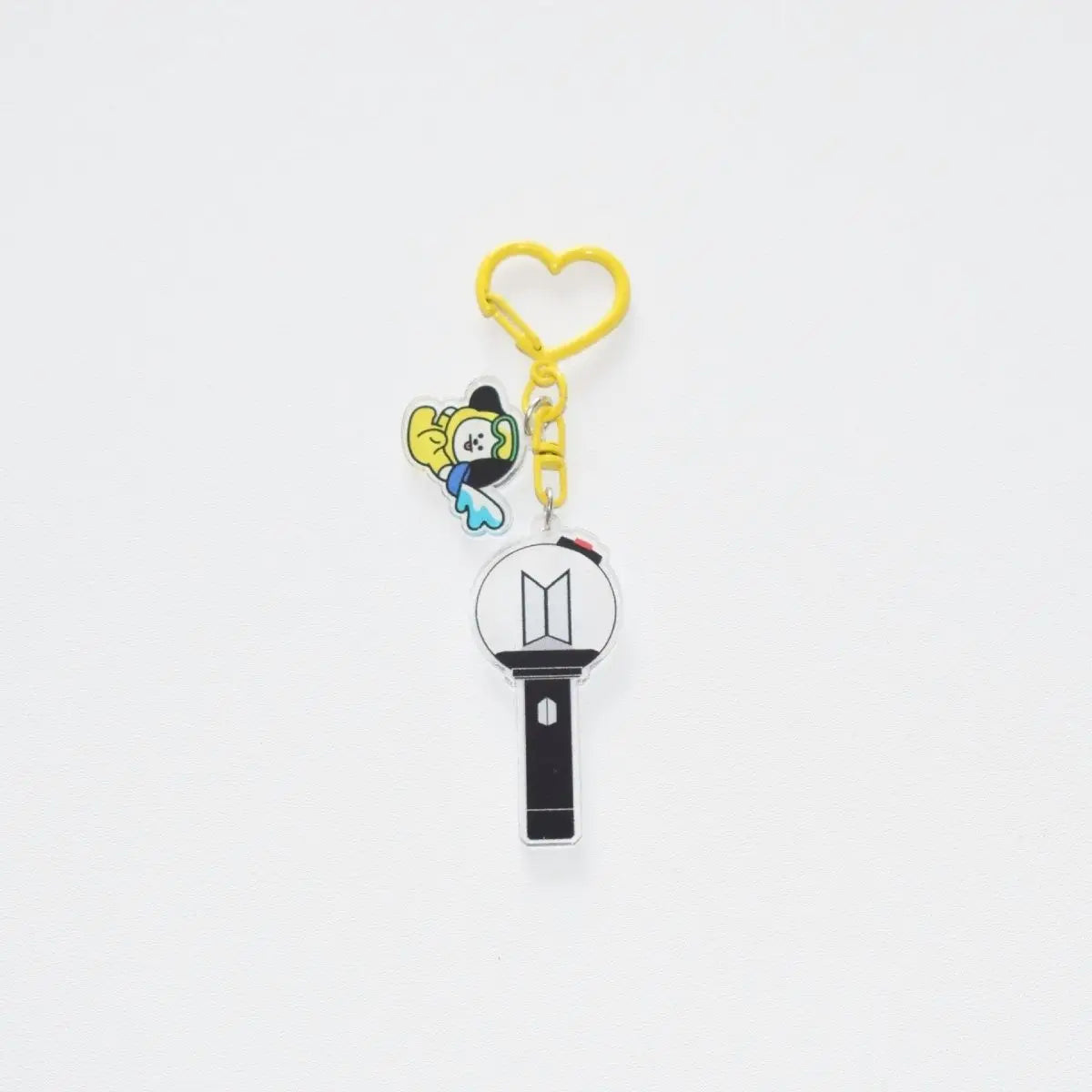 Fashionable Cartoon BTS Series Sweet Cute Creative Pattern Acrylic Keychain Portable Versatile Decorative Pendant