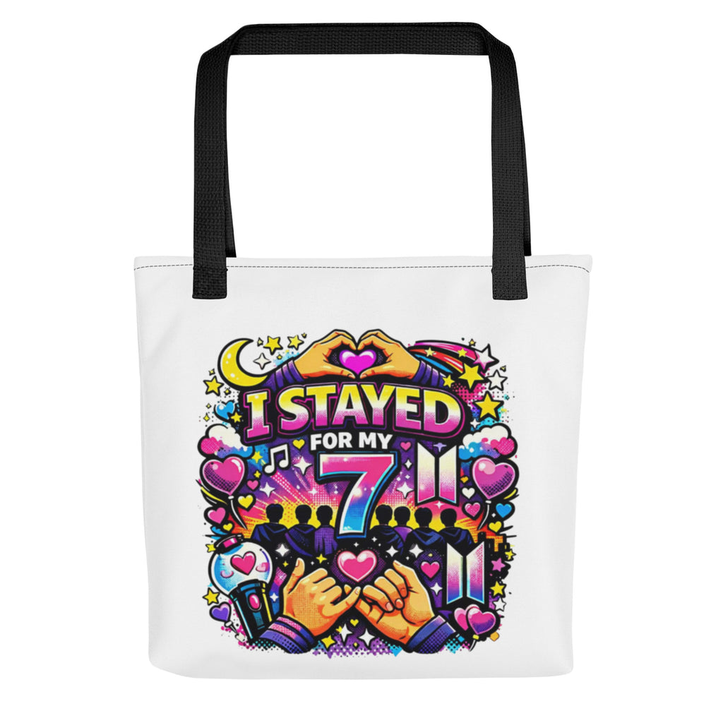 2026 Reunion Tour: Seven Hearts "I Stayed" Colorful Tote Bag