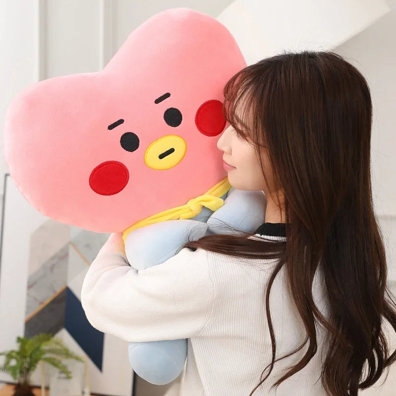 Anime Peripheral Plush Toys Kpop Cartoon Animals Soft Stuffed Dolls Dog Rabbit Koala Sheep Kawaii Room Decor Kid Gift