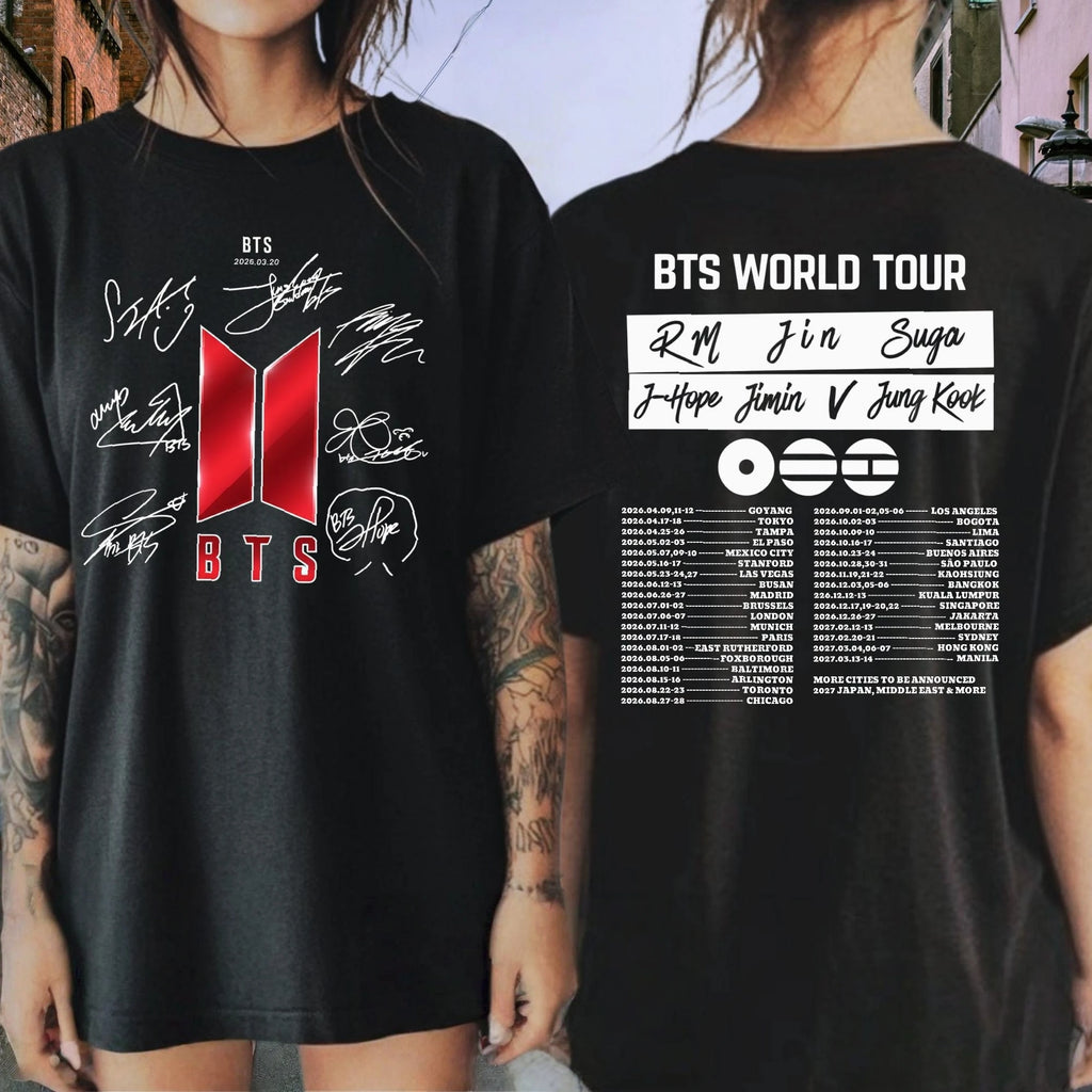 2026 Summer BTS Arirang World Tour Graphic Shirt - Unisex