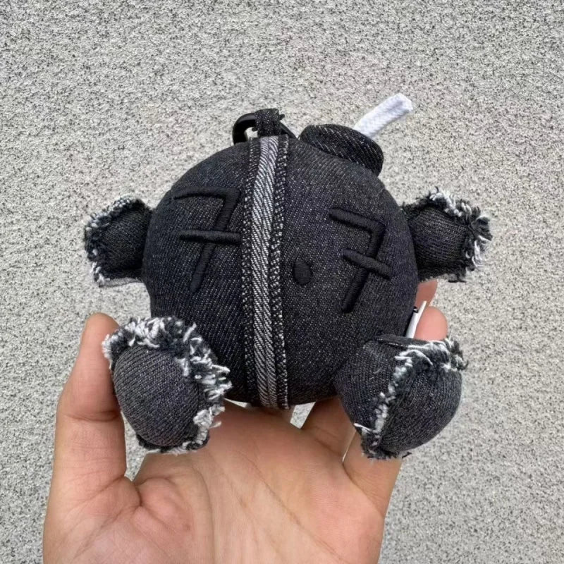 New BTS Black Peripheral Plush Keychain Coal Stove Keychain Pendant Plush Toys Bag Ornament Accessory Collection Birthday Gifts