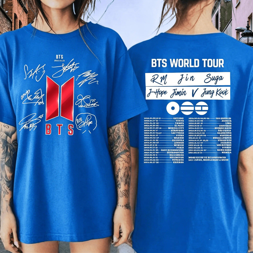 2026 Summer BTS Arirang World Tour Graphic Shirt - Unisex