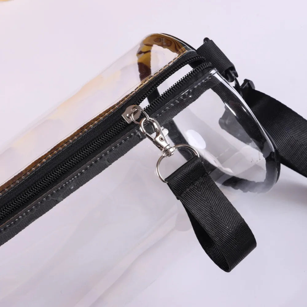 Transparent Laser Crossbody Bag for Women Cylindrical Fashion Mini Shoulder Messenger Bag PVC Jelly Small Tote Bag