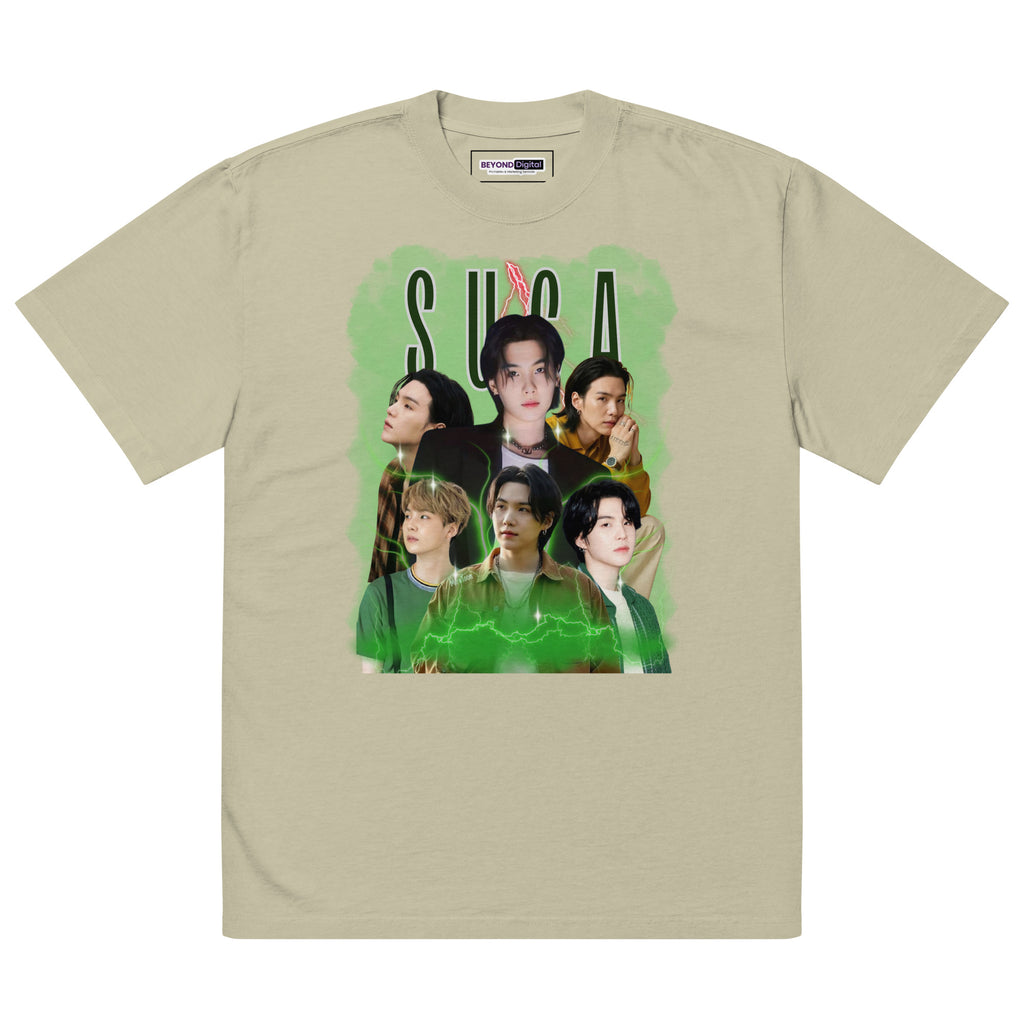 Suga (August D) Oversized faded t-shirt