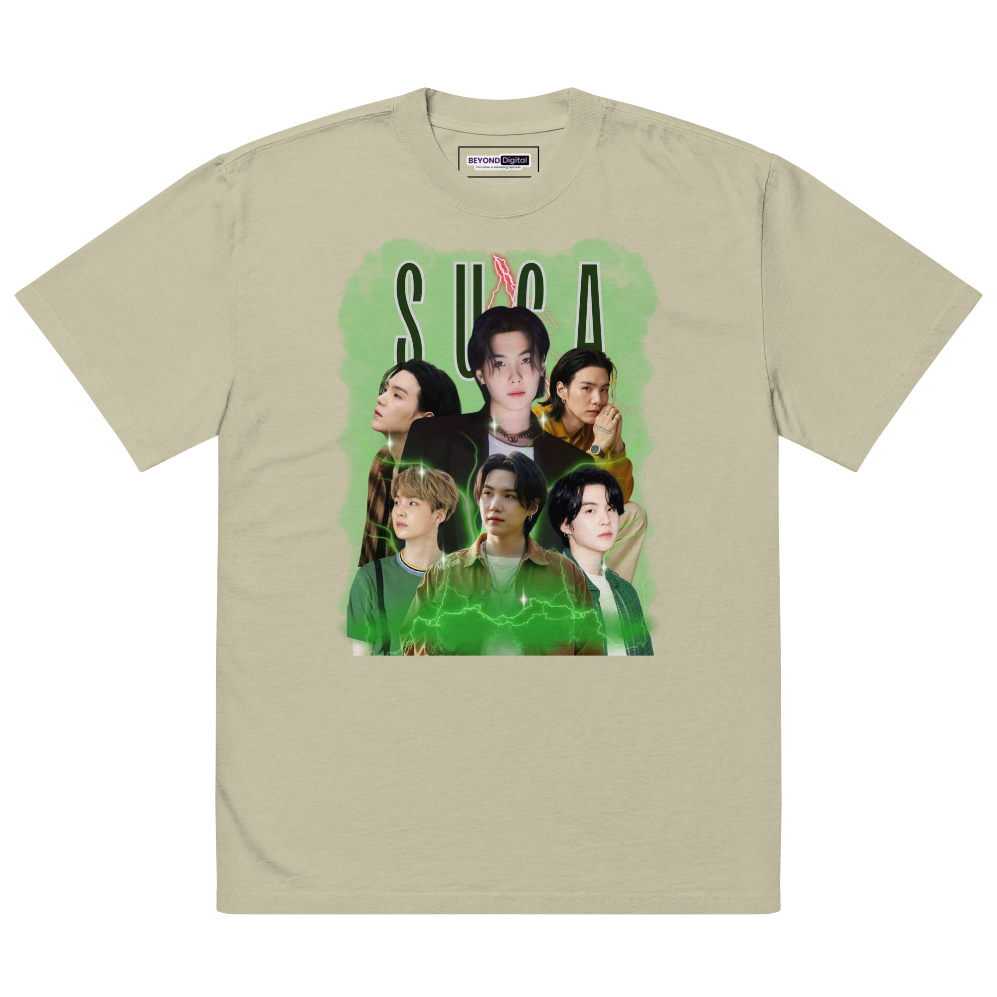 Suga (August D) Oversized faded t-shirt